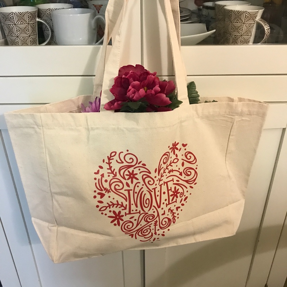Canvas market bag large size